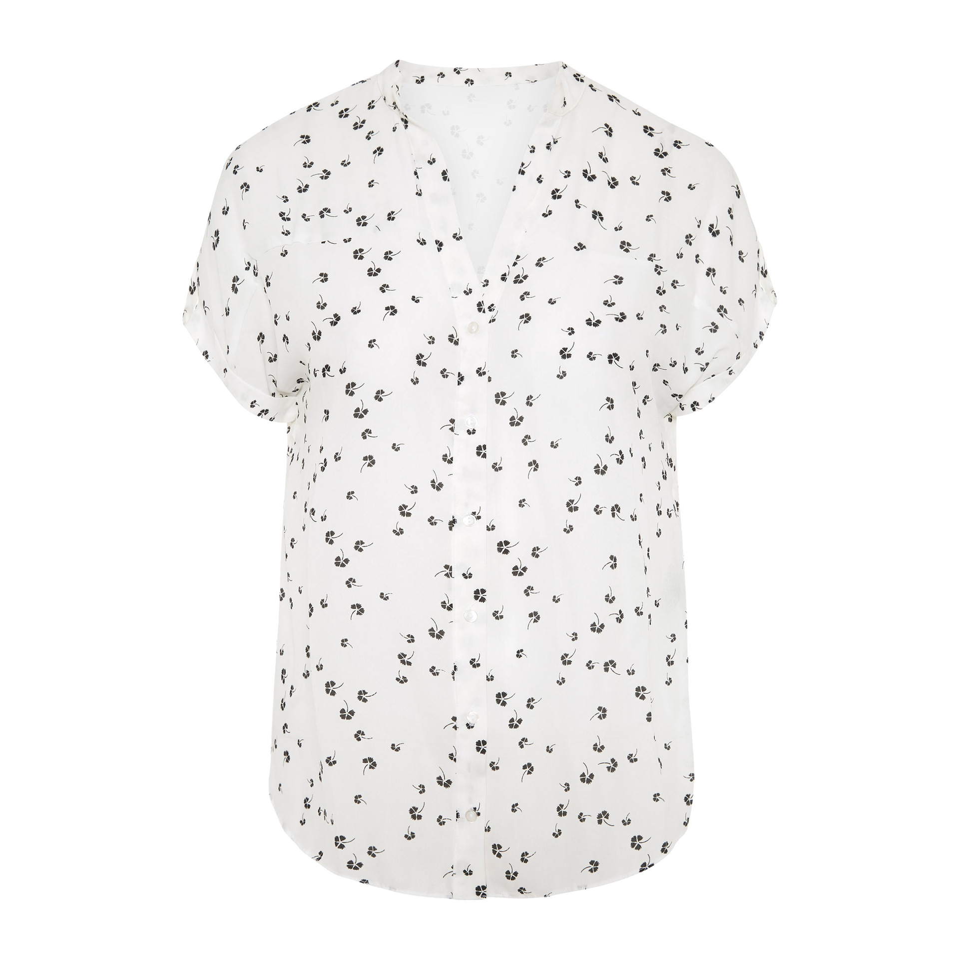 Factory Supply Summer Leopard Polka Dots Big Size Casual Blouse Pus Size Women's Blouses